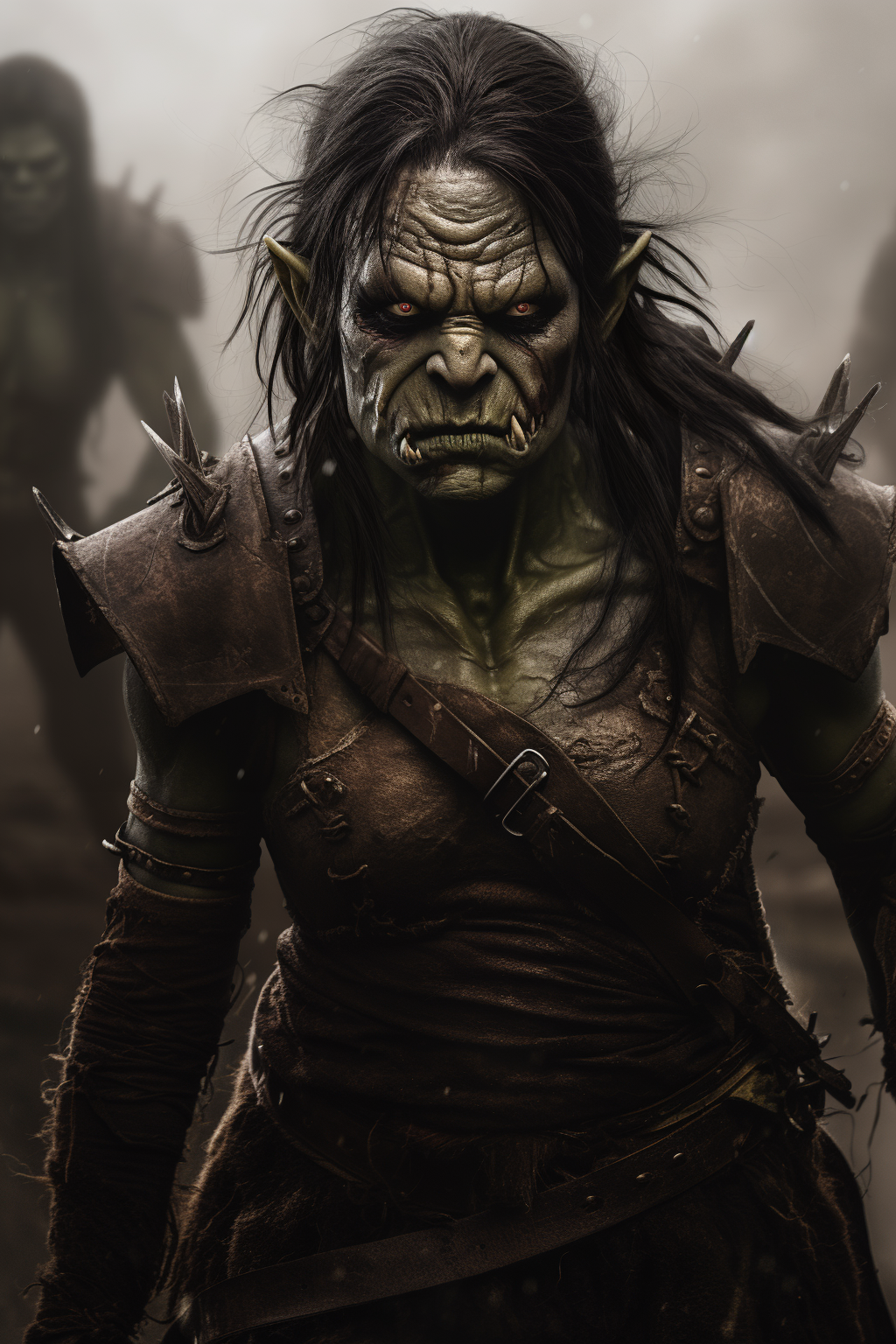 An orc warrior with red eyes and sharp teeth stands in dark armor, with the word "RAGNAR" visible on his shoulder.