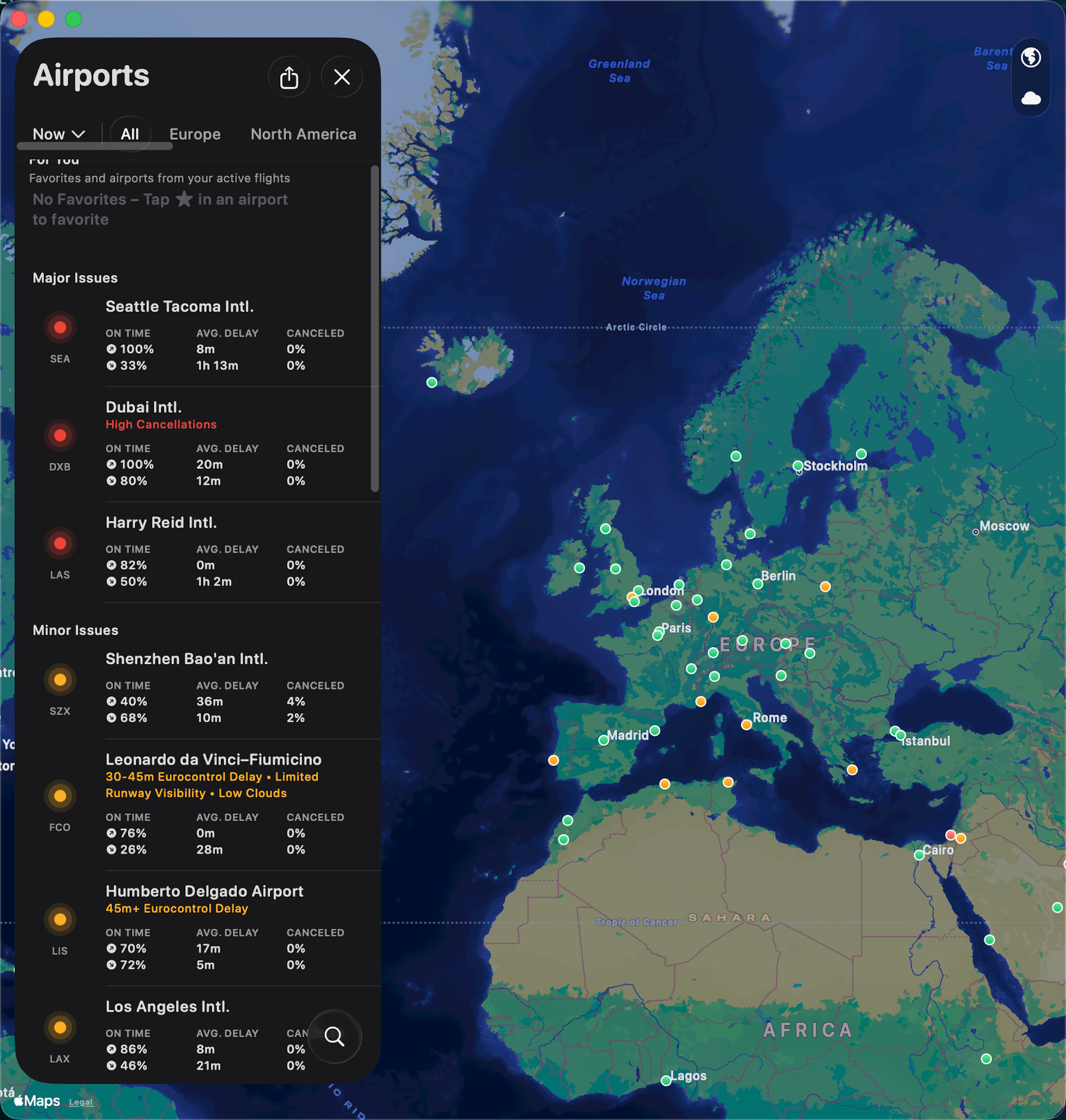 Airport Meltdowns – New Flighty Features